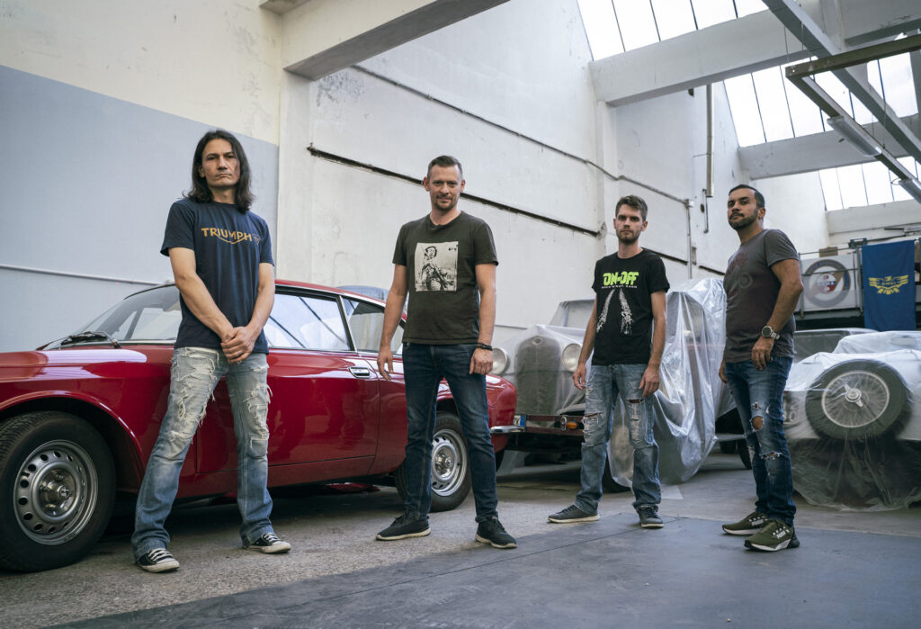 ON-OFF rock'n'roll band lineup going down italy